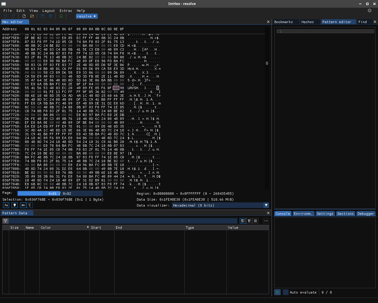 ImHex patching